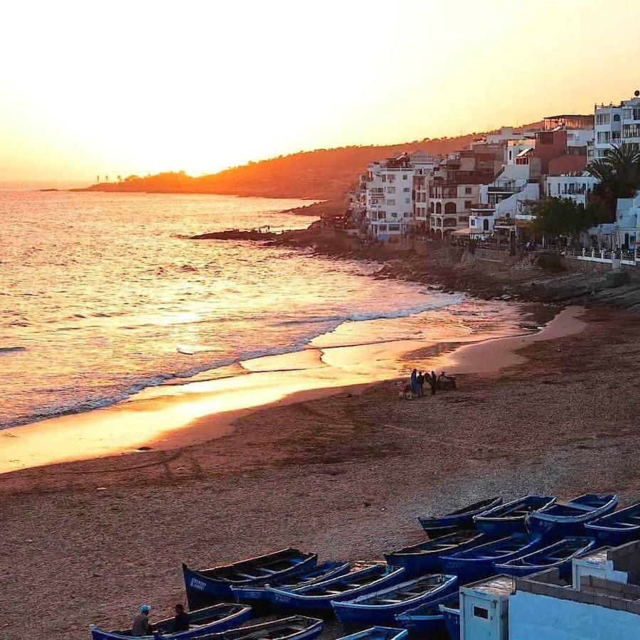 Bouad Seafront Apartments & Rooms Taghazout Kültér fotó